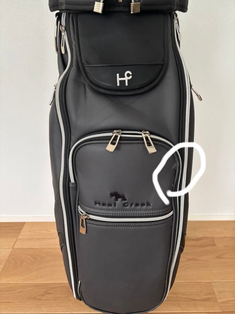 ヒールクリーク　9.5型　キャディバック　おまけ付ヘンリー君　healcreek