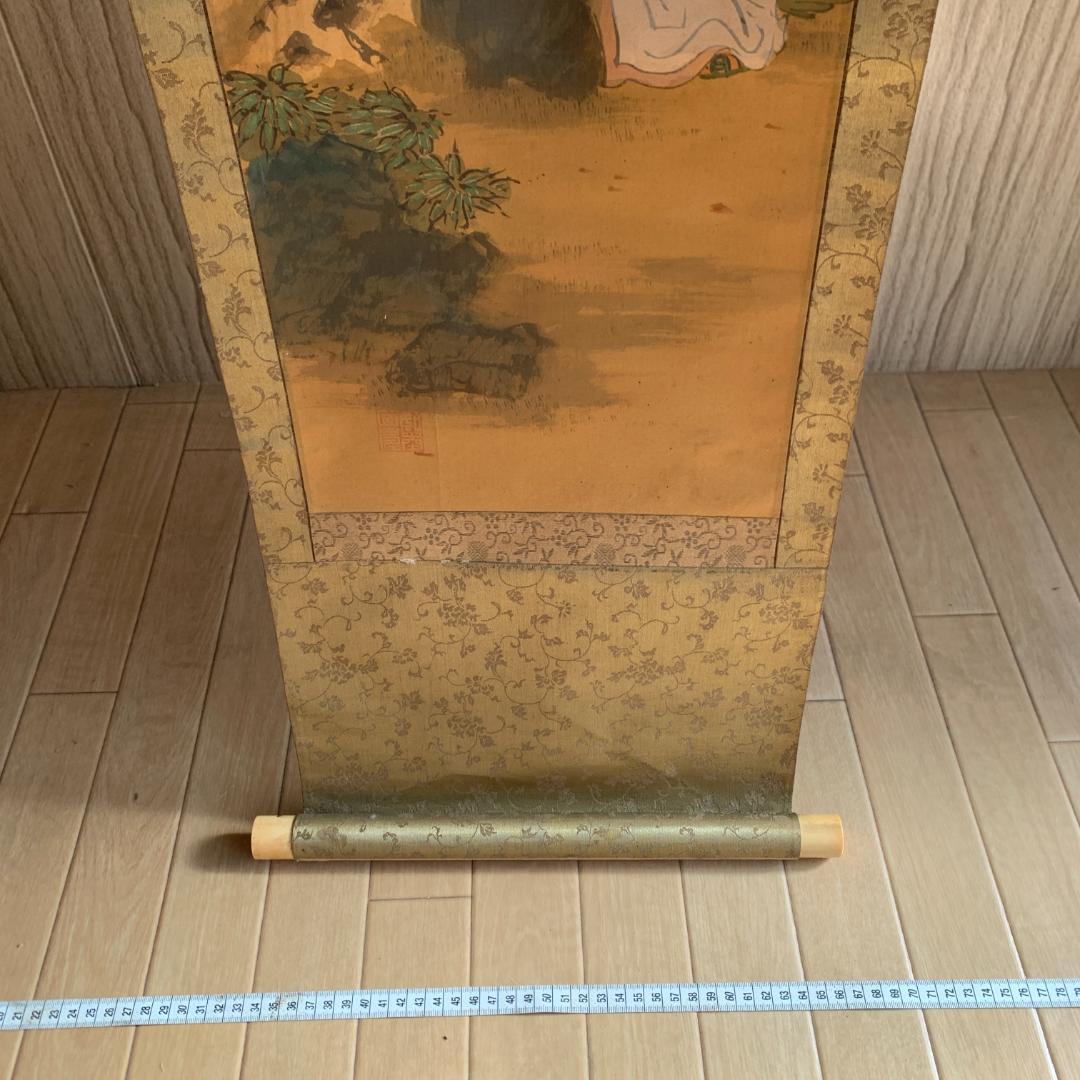 掛け軸　骨董　肉筆　暁作　3本セット　古物