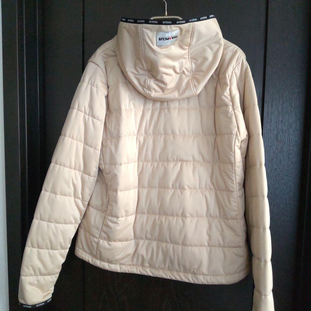 archivio フード付きベージュジャケット 38 M 新品・未使用