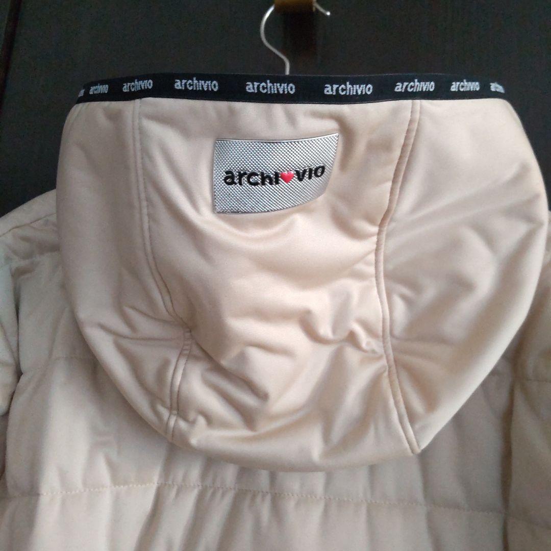 archivio フード付きベージュジャケット 38 M 新品・未使用