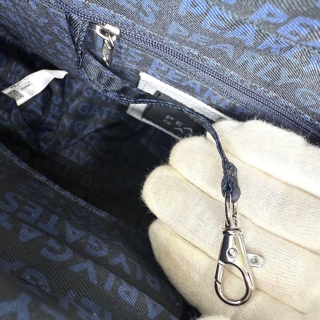 PEARLY GATES モノグラムニコちゃんストラップ カートバックポーチ付き