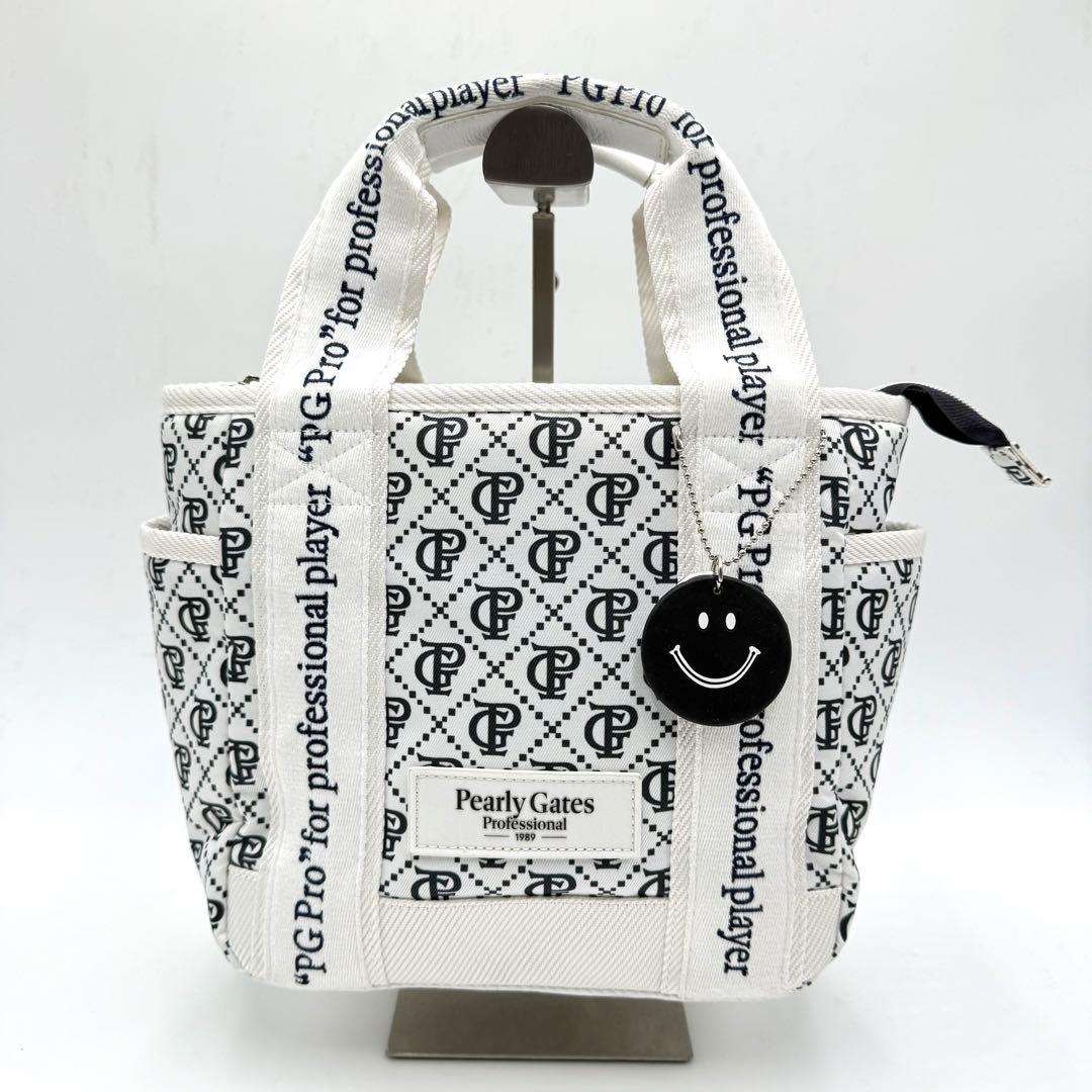 PEARLY GATES モノグラムニコちゃんストラップ カートバックポーチ付き