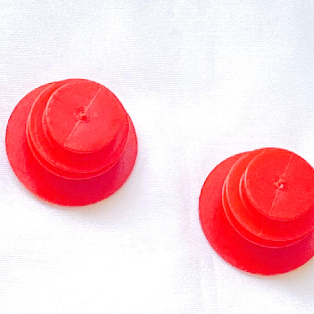 Toysmith 自転車 ハンドルバー エンドバー ペア 20mm バイク 赤