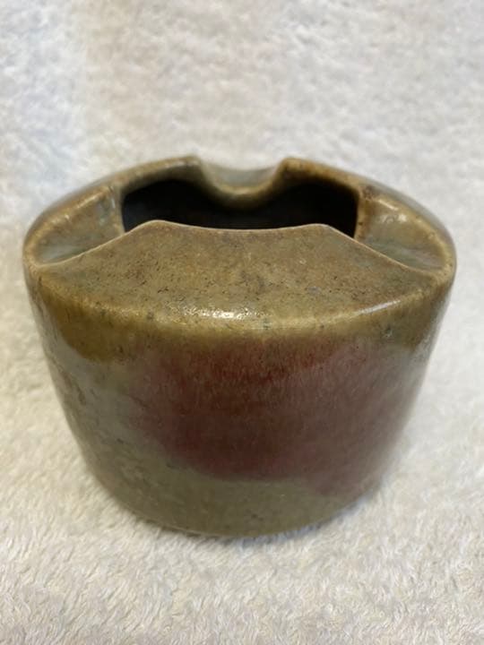 #希少陶器河合寛次郎高橋一智作飛辰砂紬灰落　超レア品