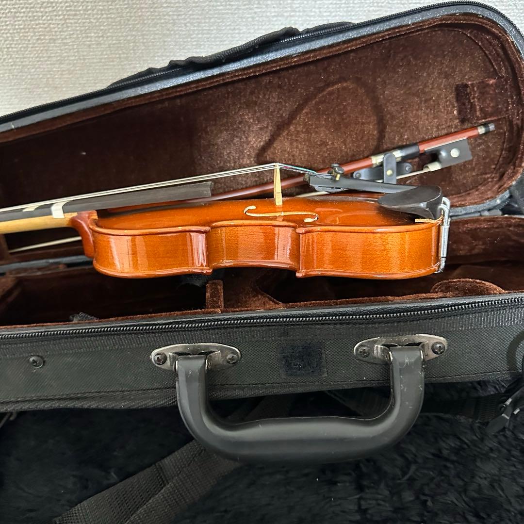 希少 バイオリン 1/16サイズ 子供用 ミニ 弦楽器 弓 ケース付属