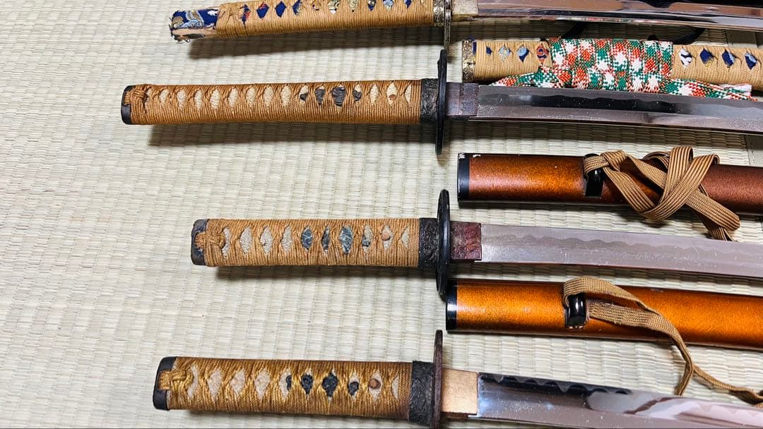 模造刀 6振り まとめ売り限定 格安 パーツ取り 資料 ジャンク251013-1