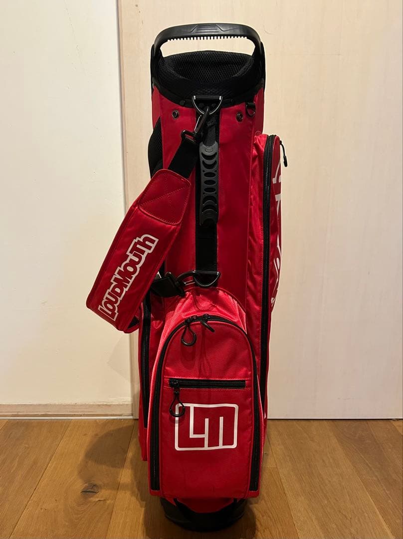 LOUDMOUTH キャディーバッグ　レッド