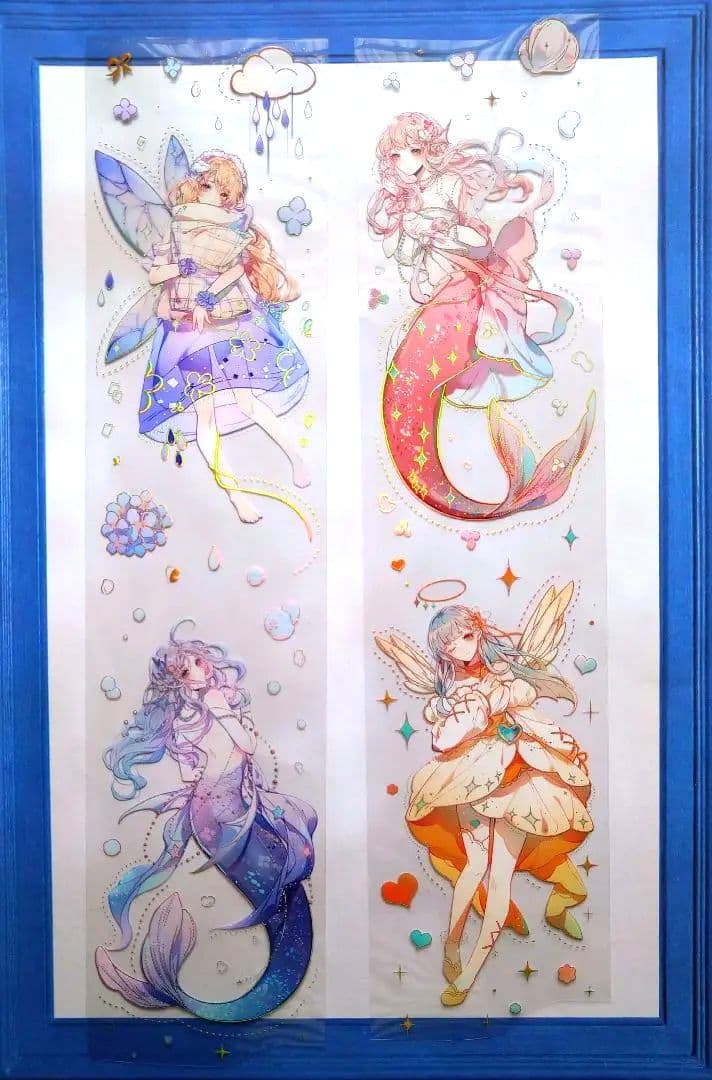 ☆のこり２☆J74＃迷境四时异想(镭射金)切り売り海外人物マステ