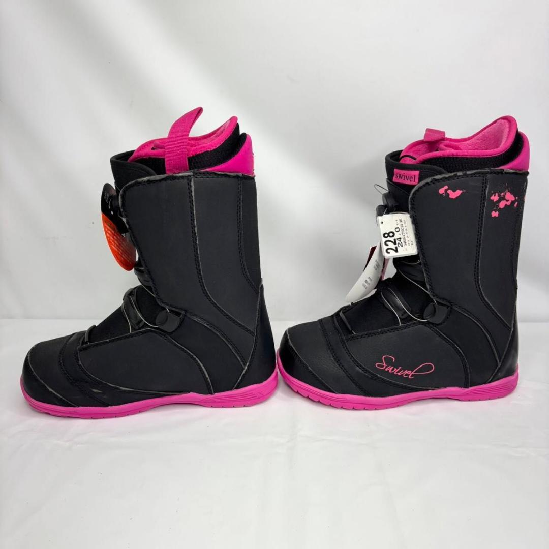 【新品/訳あり】swivel スノーボードブーツ レディース 24cm