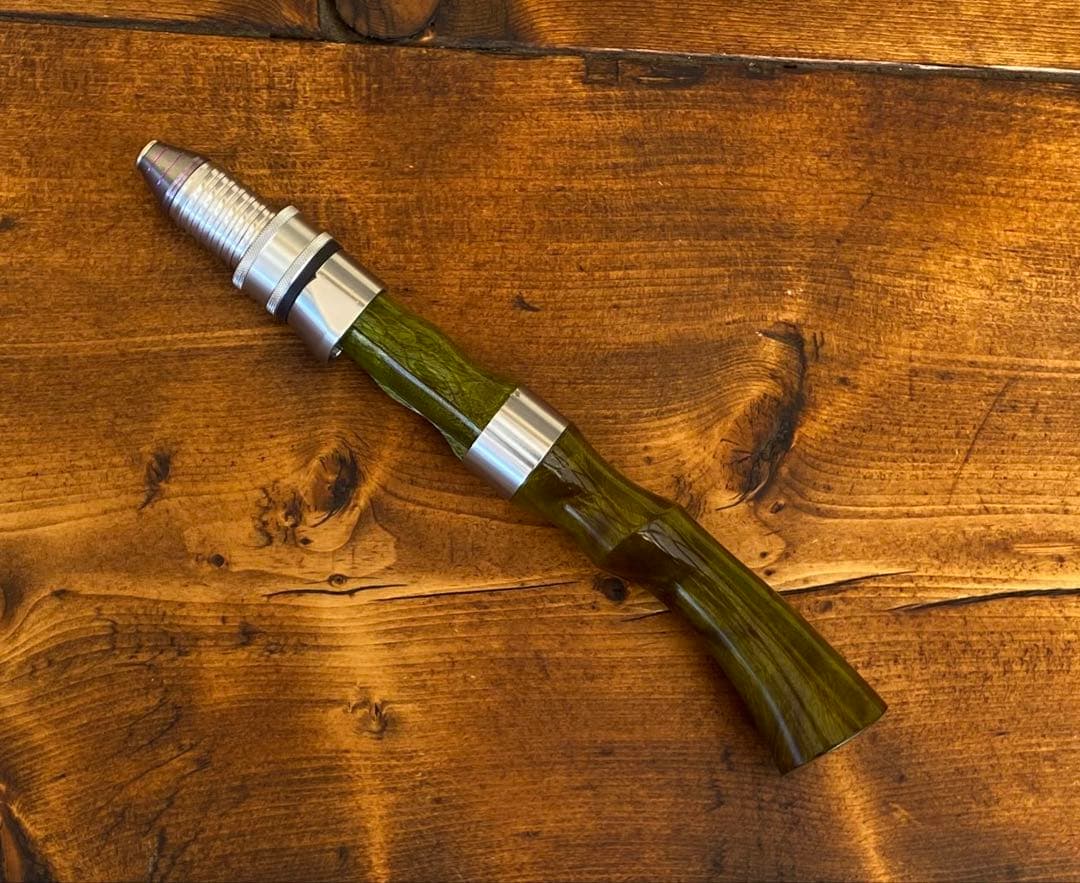 ウッドグリップ　トラウトロッド　ウッドリールシート　ロッドビルディング　渓流釣り