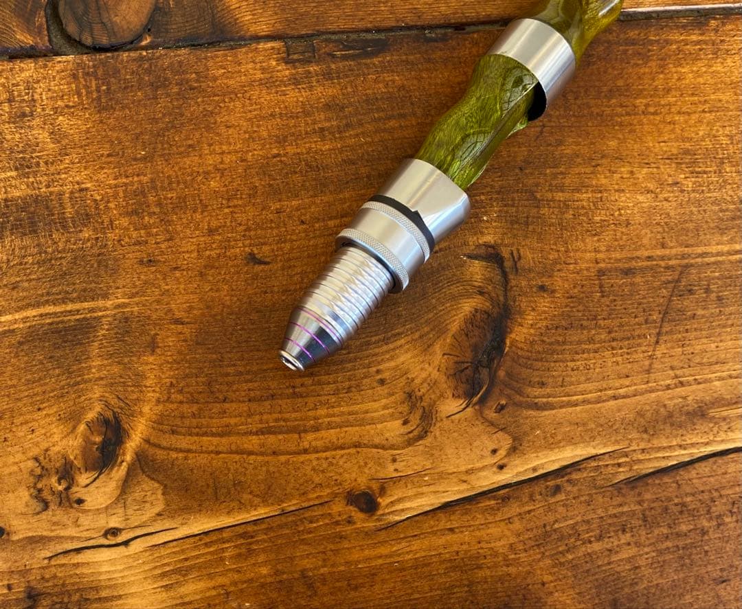 ウッドグリップ　トラウトロッド　ウッドリールシート　ロッドビルディング　渓流釣り