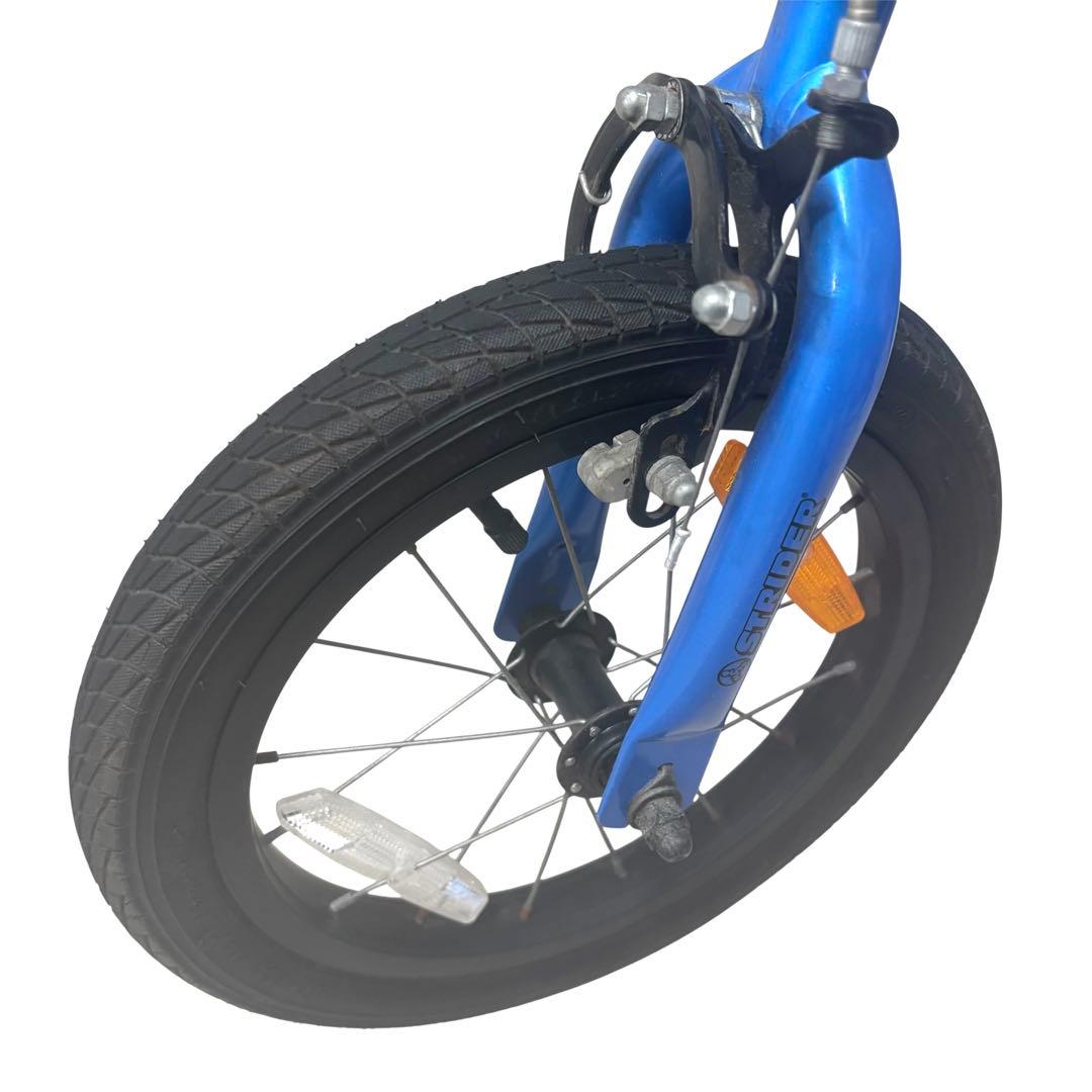 美品 ストライダー STRIDER 14X スティールブルー 青 バランスバイク