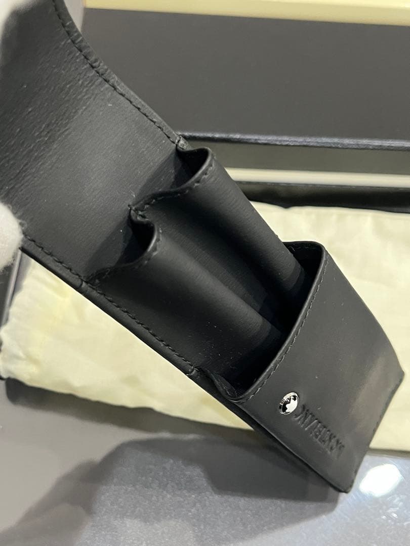 ◾️美品◾️モンブラン ナイトフライト レザー ペンケース 38221 黒