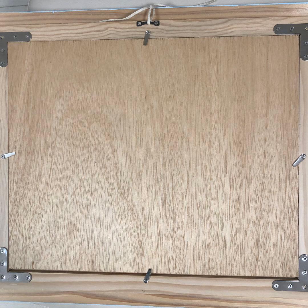 ヘザーブラウン　絵画　Lサイズ　フレーム付