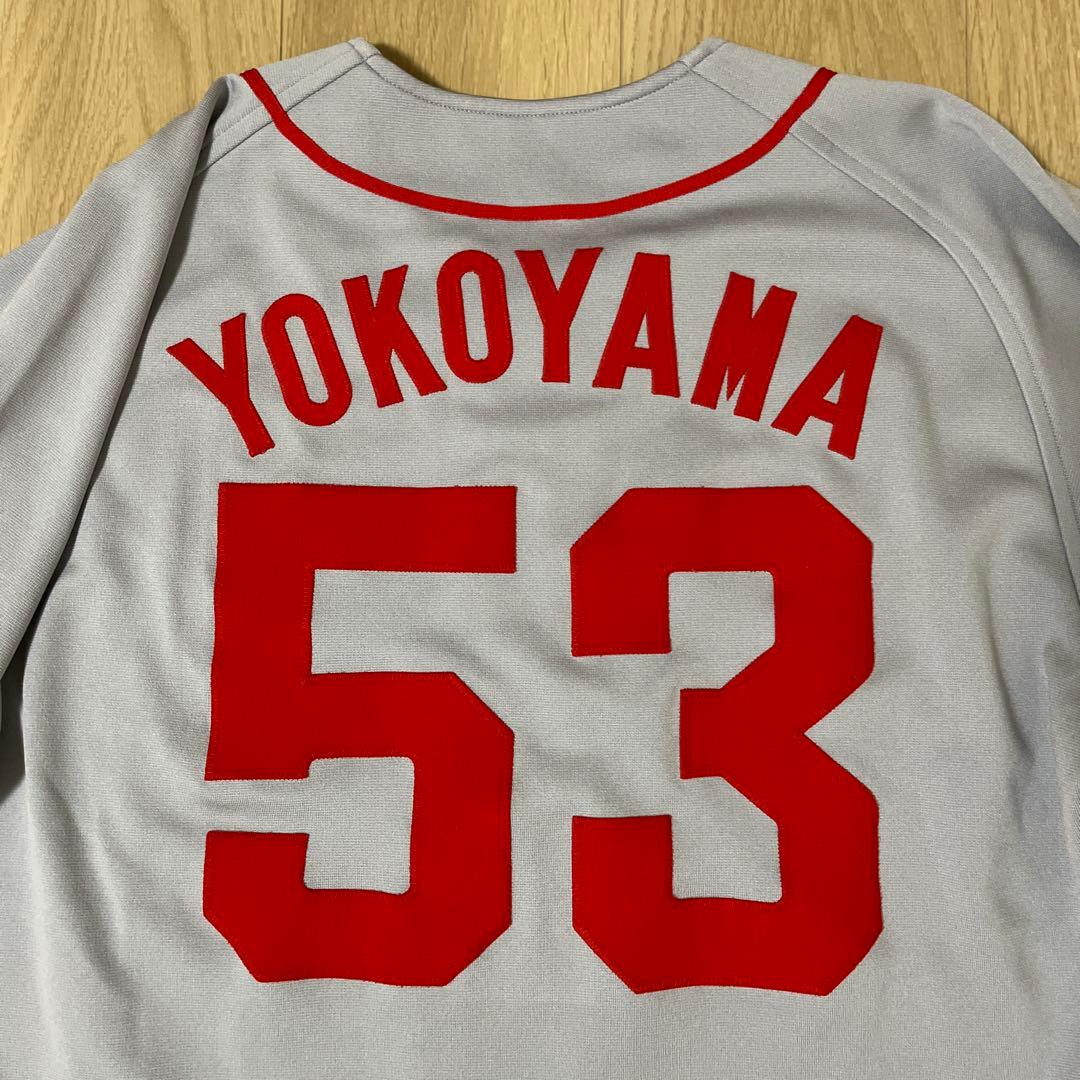 広島東洋カープ　横山　竜士　実使用　ビジターユニフォーム