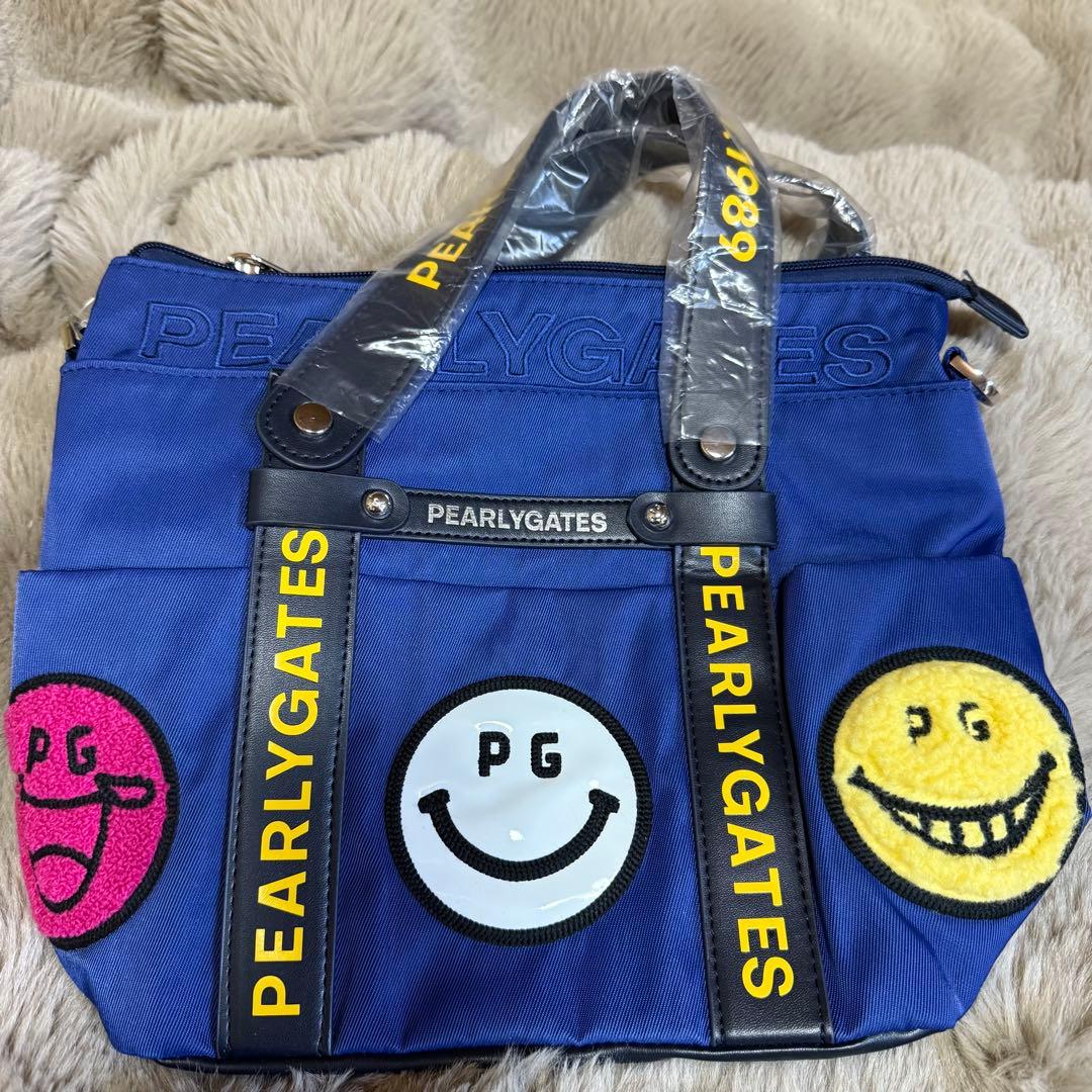 【PEARLY GATES】スマイリーフェイス ゴルフバッグ