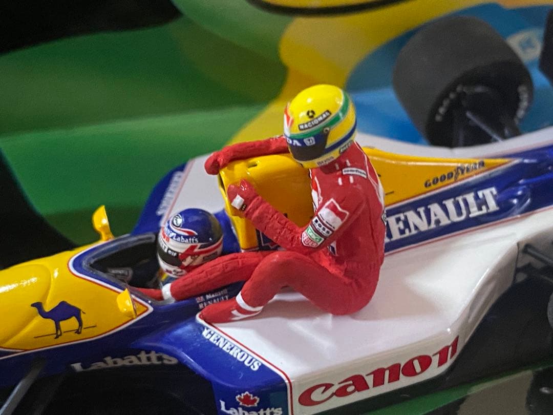 1/43ウィリアムズFW14 ルノー ライドオン セナ イギリスGP 1991