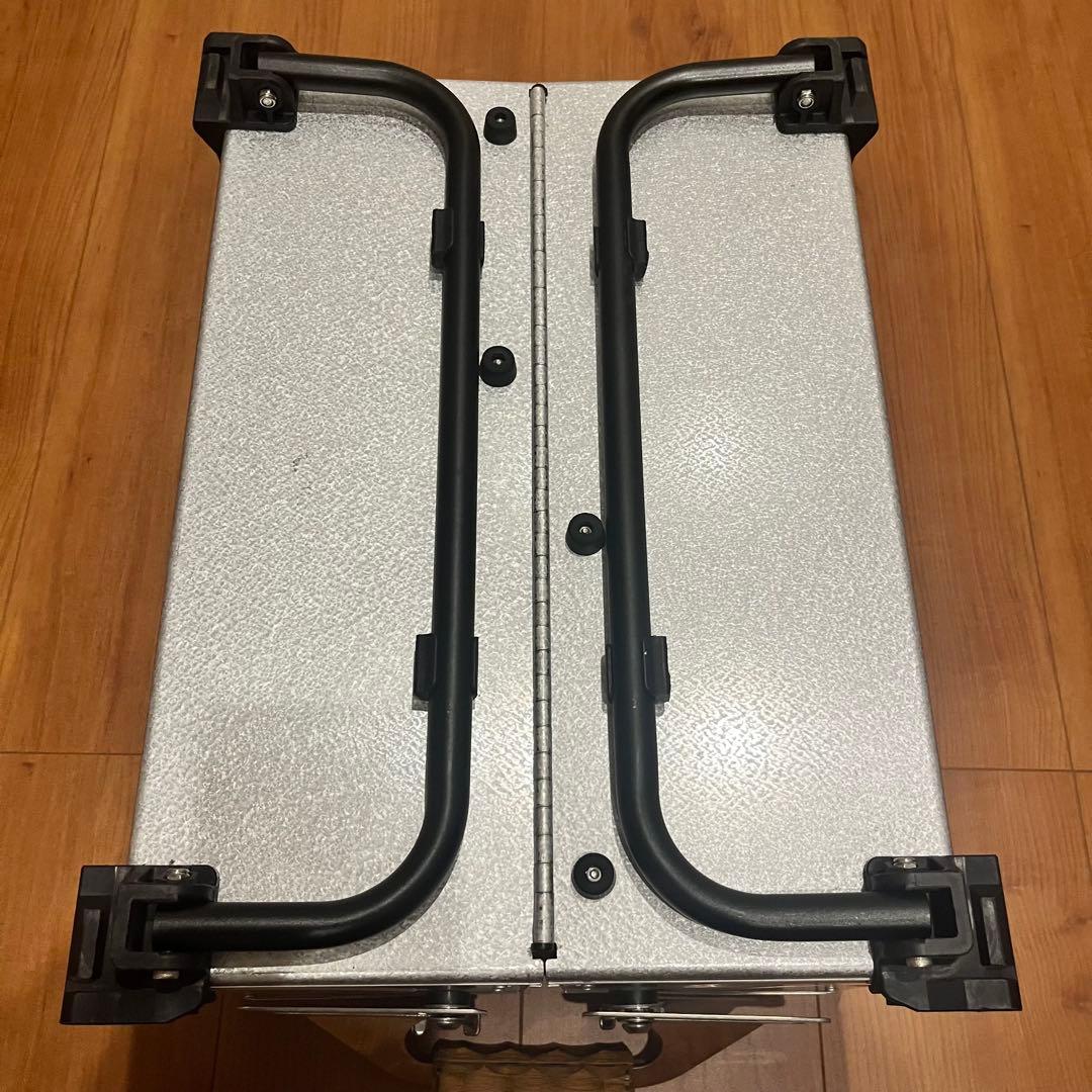 シェルフコンテナ 25 アシグリップ サイドバー レッグ付き　2個セット