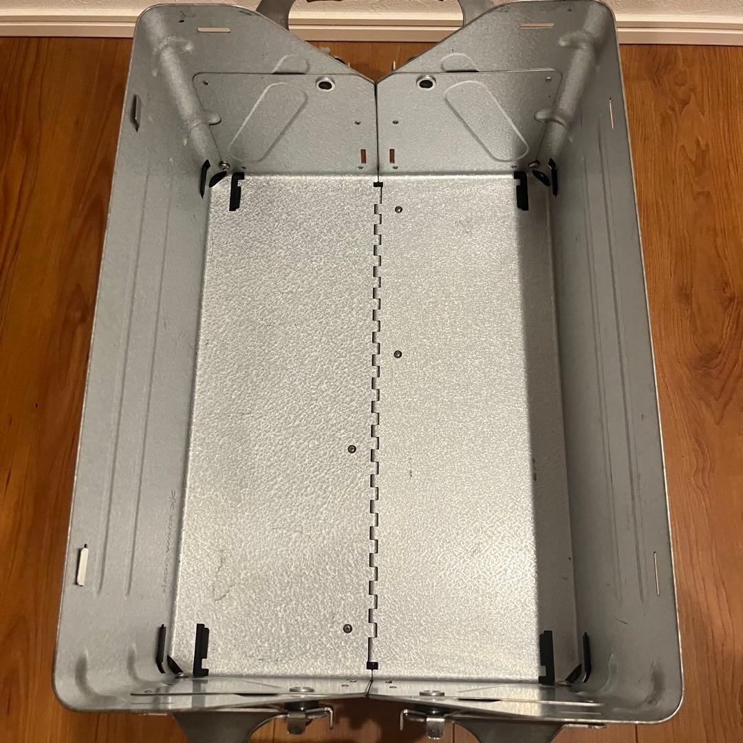 シェルフコンテナ 25 アシグリップ サイドバー レッグ付き　2個セット