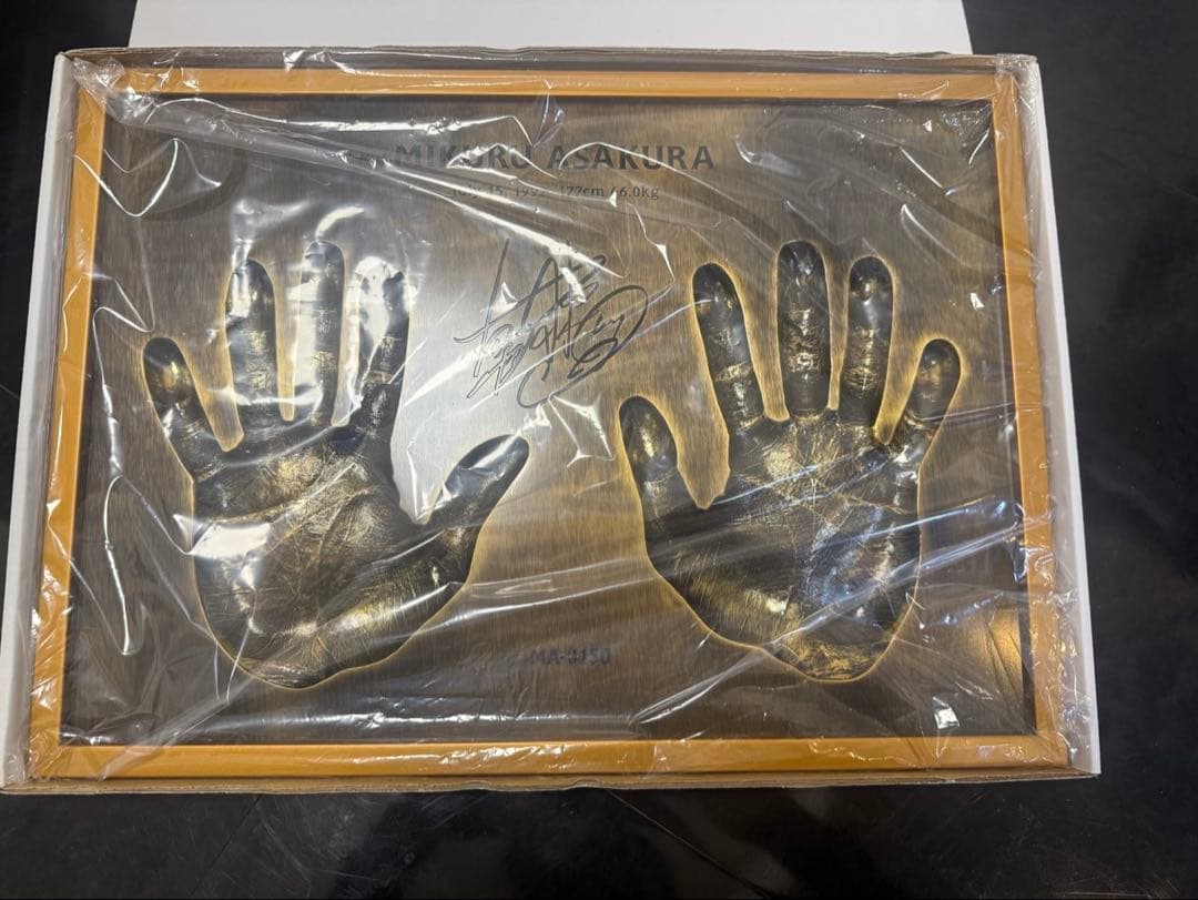 朝倉未来 プレミアムハンドプレート MA-0150 名前刻印無し