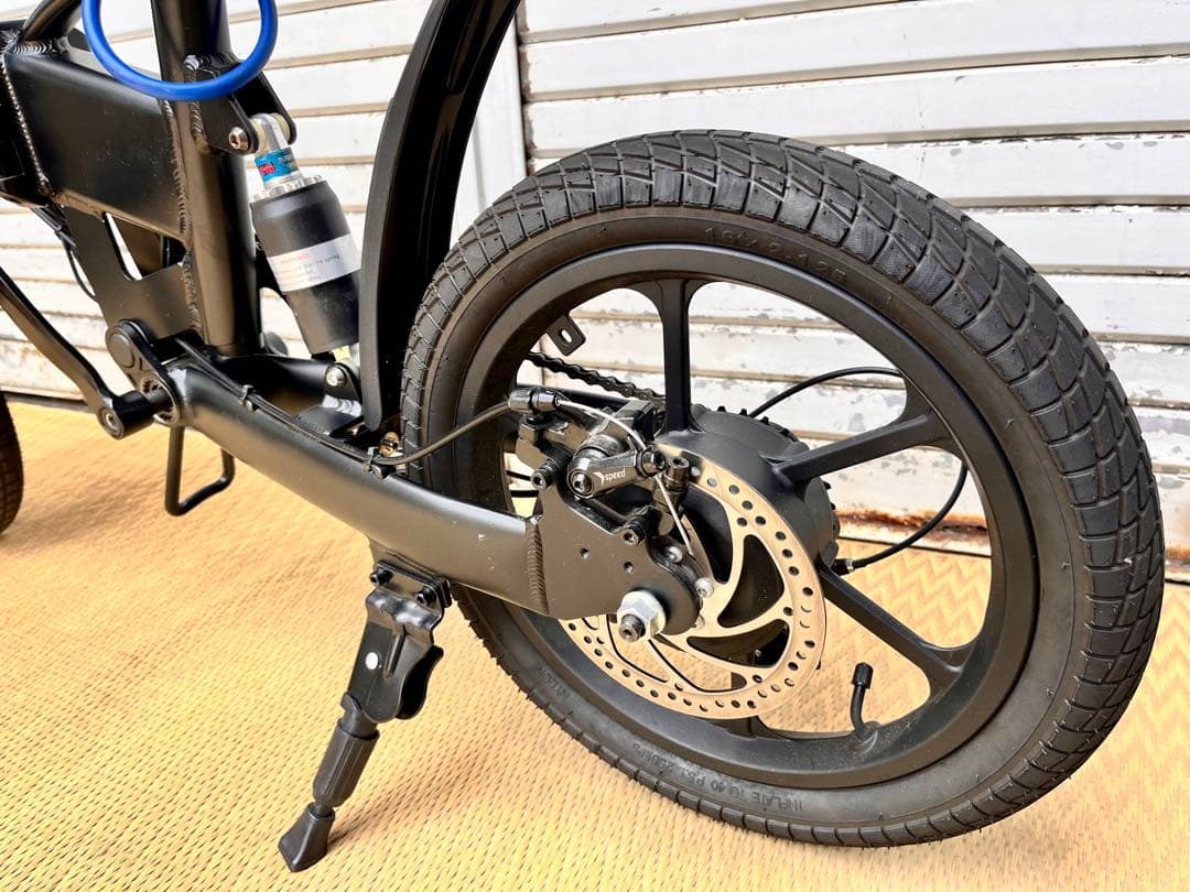 ②【美品】折りたたみ式電動アシスト自転車