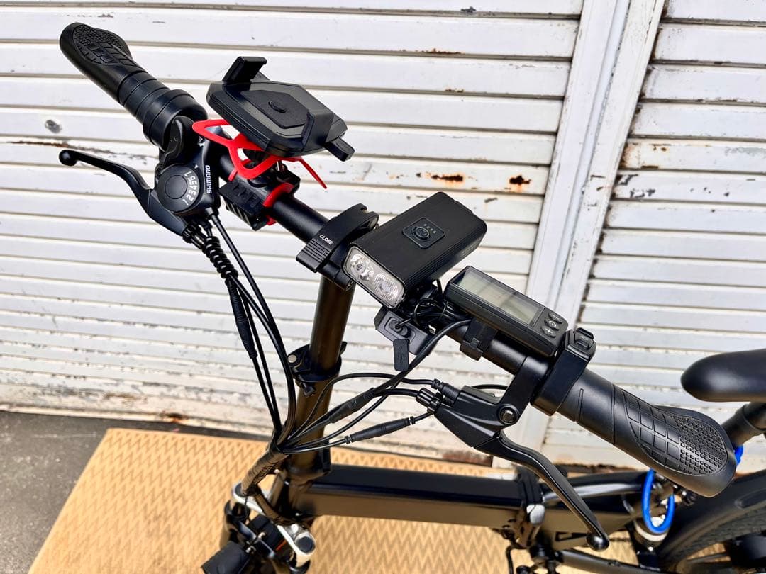 ②【美品】折りたたみ式電動アシスト自転車