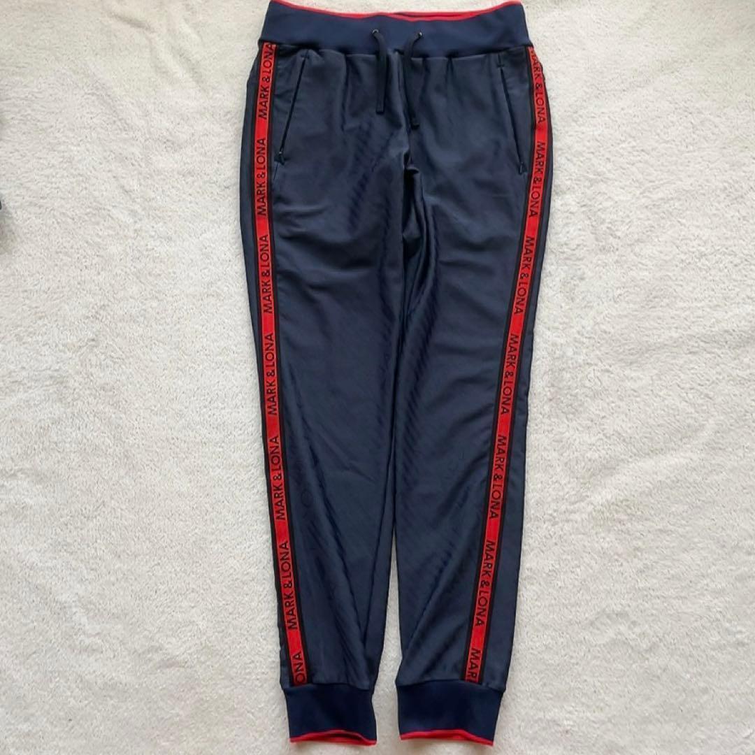 美品　マークアンドロナ　セットアップ　ジャケット　パンツ　ジャージ　ネイビー