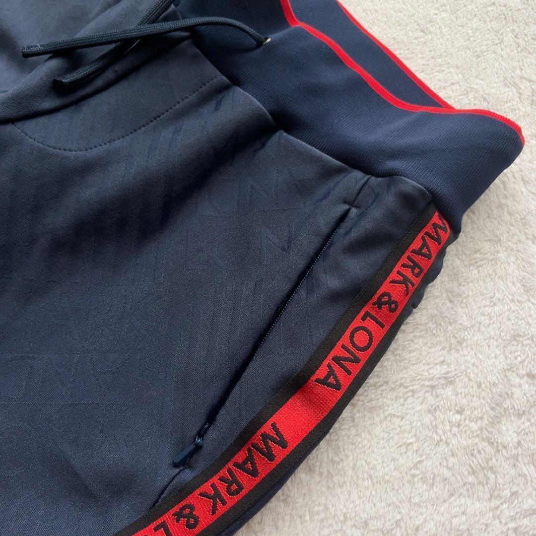 美品　マークアンドロナ　セットアップ　ジャケット　パンツ　ジャージ　ネイビー