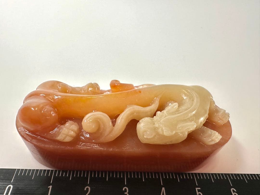 螭虎 古獣　田黄　高級印材　ラオス　篆刻　印材　印石　書道　落款　遊印