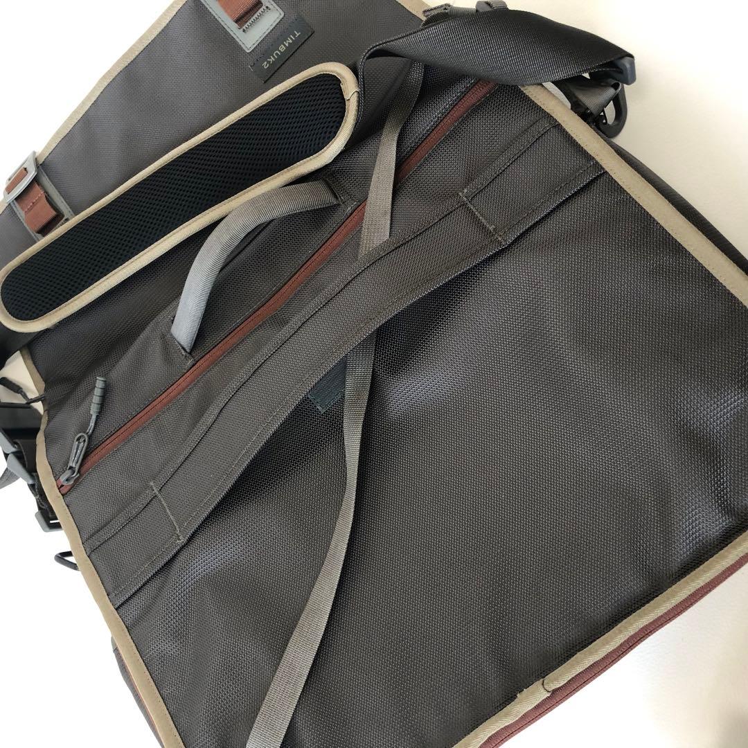 【極美品】TIMBUK2 PC収納 メッセンジャーバッグ グレー 希少廃盤モデル