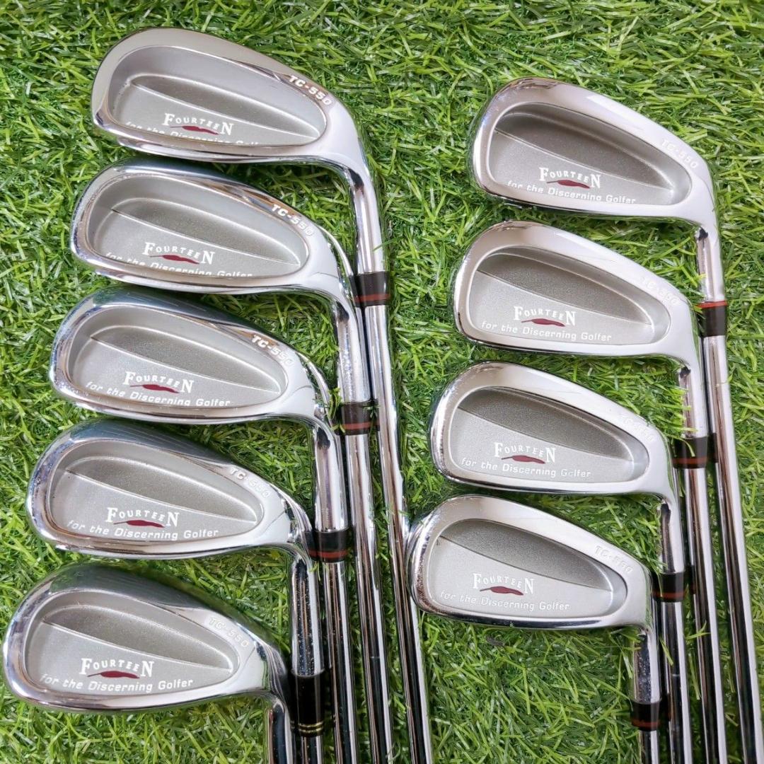 FOURTEEN フォーティーン TC-550 S メンズ アイアン 9本セット