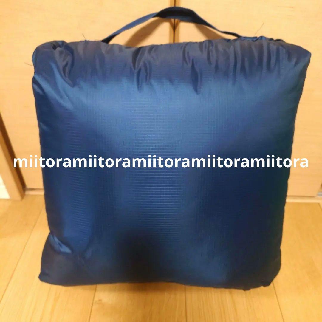 ☆SONAENO クッション型着られる寝袋 ポンチョ ネイビー 3way