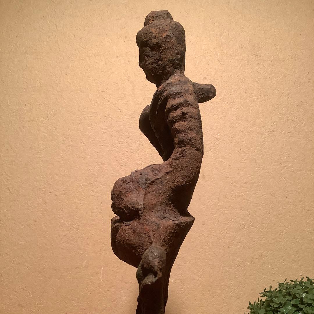 朝鮮・高麗仏「釋迦摩尼像古鉄仏」朝鮮三国・高句麗・百済・新羅・古鉄発掘仏