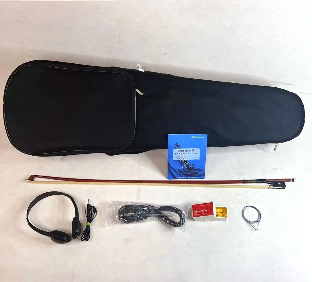 【超美品】 ENNBOM エボニー サイレントバイオリン HVPV-30 4/4