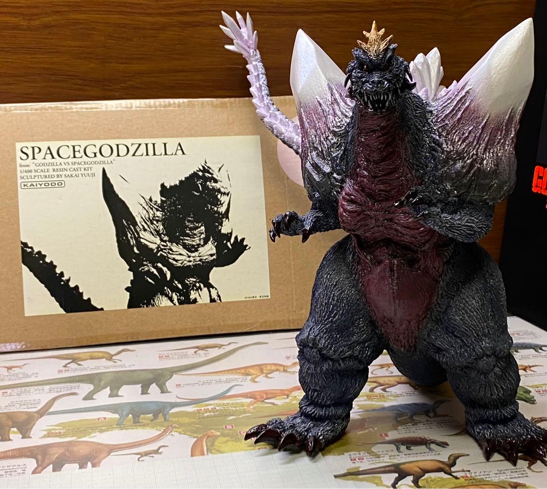 海洋堂 スペースゴジラ レジンキャストキット完成品 原型製作 酒井ゆうじ