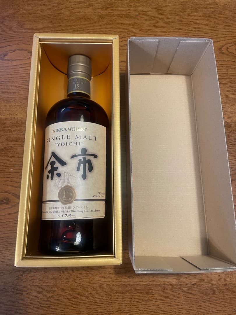 【希少・残小】ニッカウヰスキー　余市15年　700ｍｌ