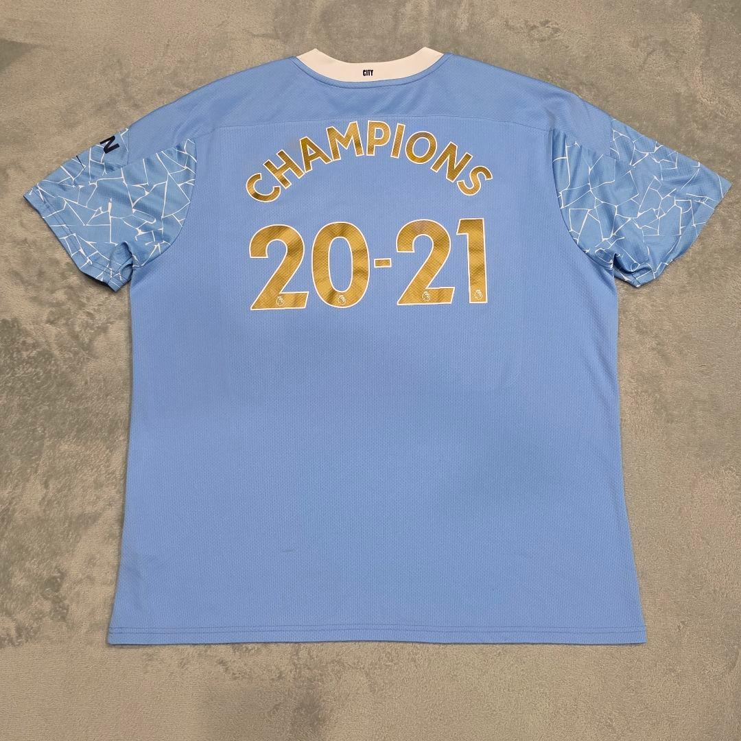 マンチェスターシティ　20-21　優勝記念　ユニフォーム　XXL　PUMA　水色