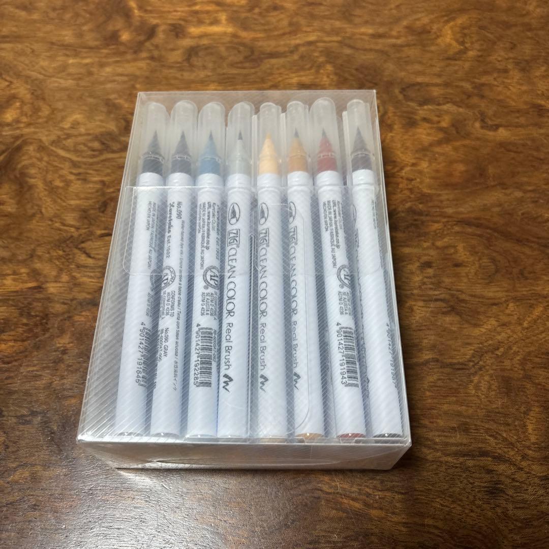 呉竹　カラー筆ペン　3セット【made in Japan】