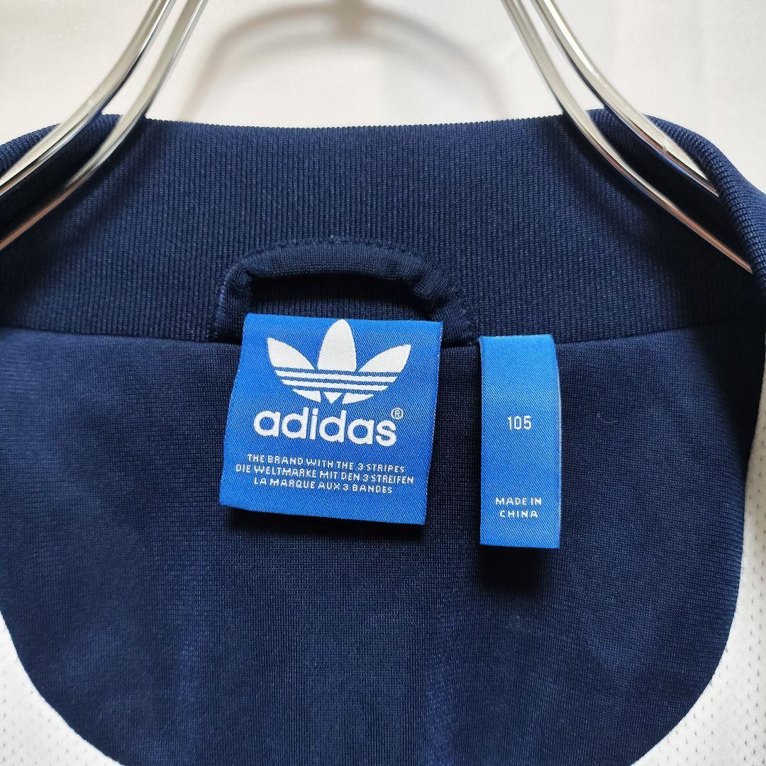 ★希少　アディダス　ジャージ　刺繍ロゴ　スタンスミス　水玉　ドット　ネイビーL