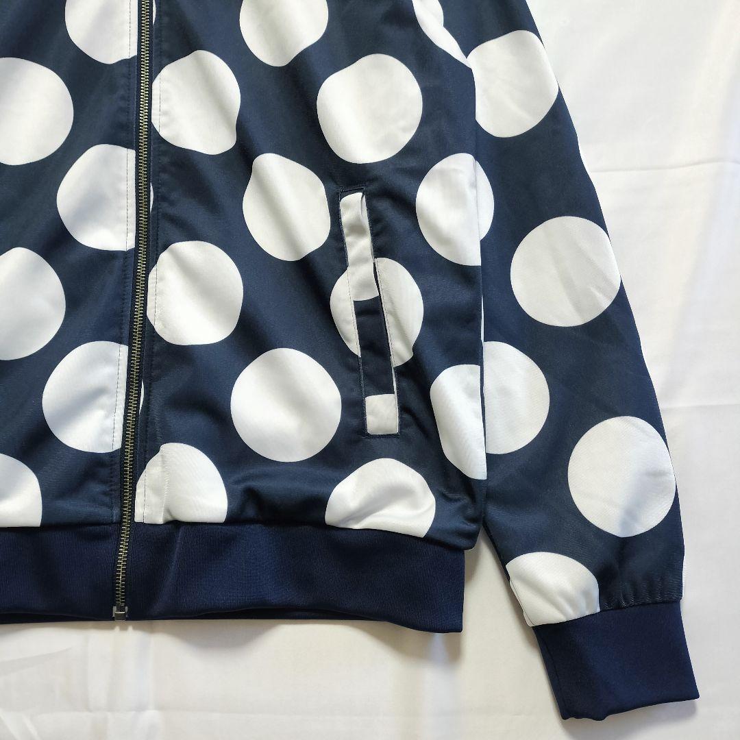 ★希少　アディダス　ジャージ　刺繍ロゴ　スタンスミス　水玉　ドット　ネイビーL