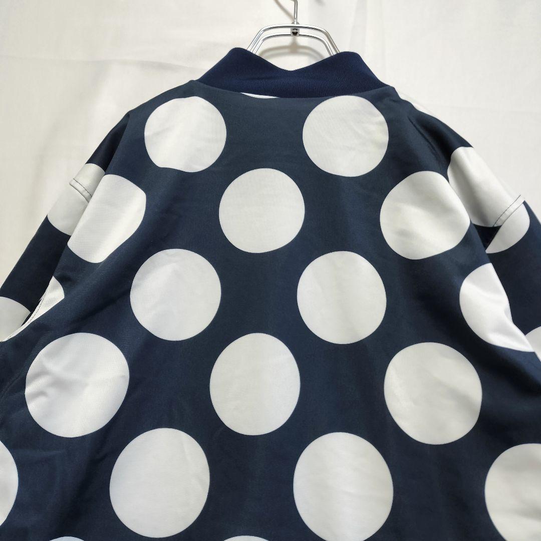 ★希少　アディダス　ジャージ　刺繍ロゴ　スタンスミス　水玉　ドット　ネイビーL