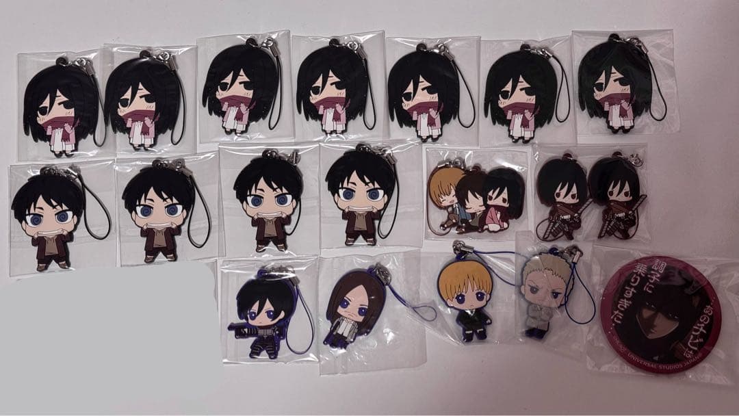進撃の巨人 ミカサ エレン アクキー ラバスト コースター まとめ売り