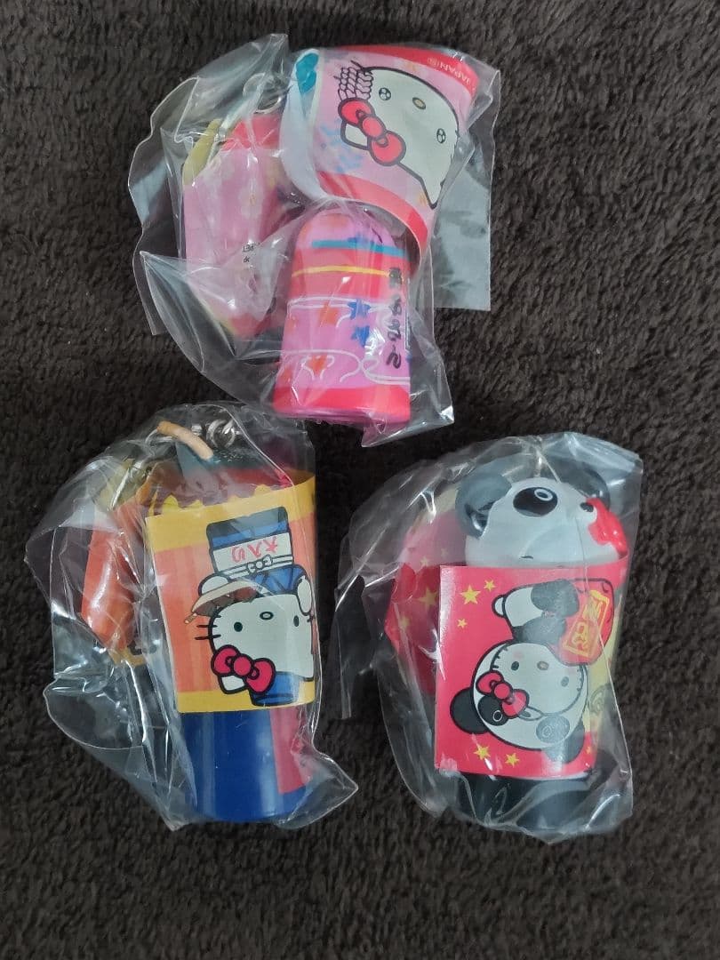 HelloKitty ハローキティ こけしライトコレクション ５種セット