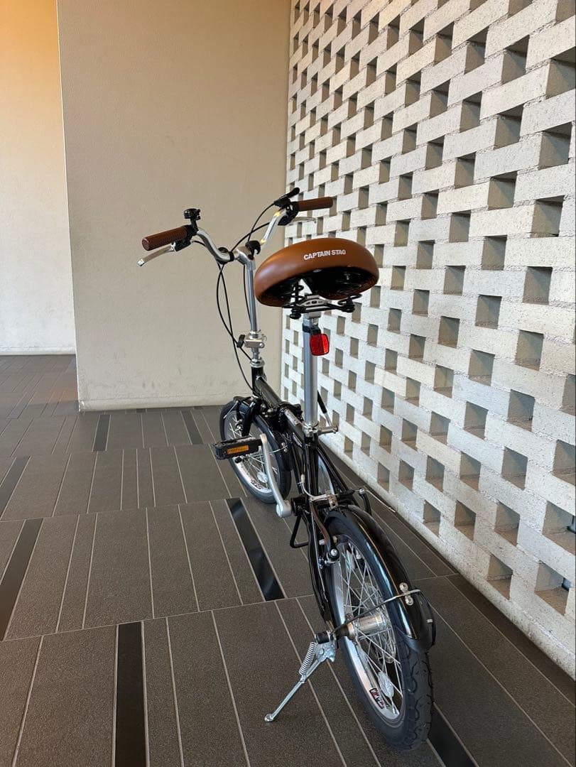 CAPTAINSTAG 折りたたみ　6速　純正ペダルとサドルは未使用