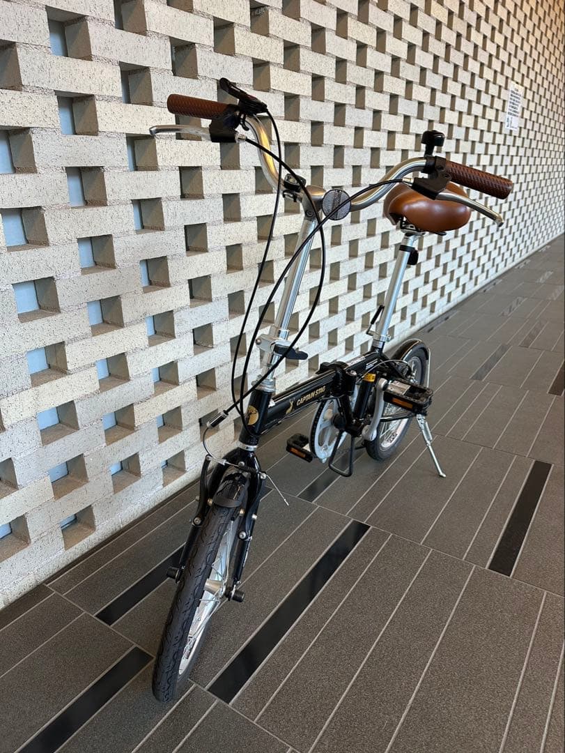 CAPTAINSTAG 折りたたみ　6速　純正ペダルとサドルは未使用