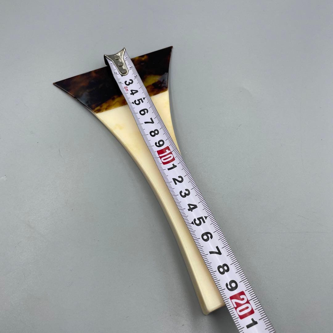 239ヴィンテージ 天然素材　三味線バチ　重さ約114g