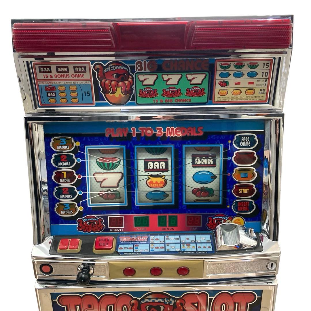 h*u様 ミズホ　タコスロ　4号機 スロット実機　レトロ台　ジャンク品