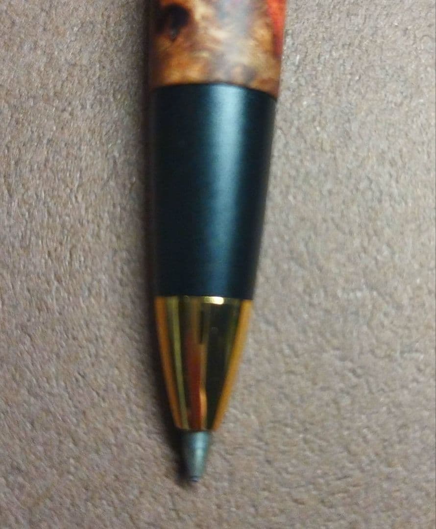 最上級　花梨紅白　シャープペンシル　野原工芸似　あけぼの工房 0.5