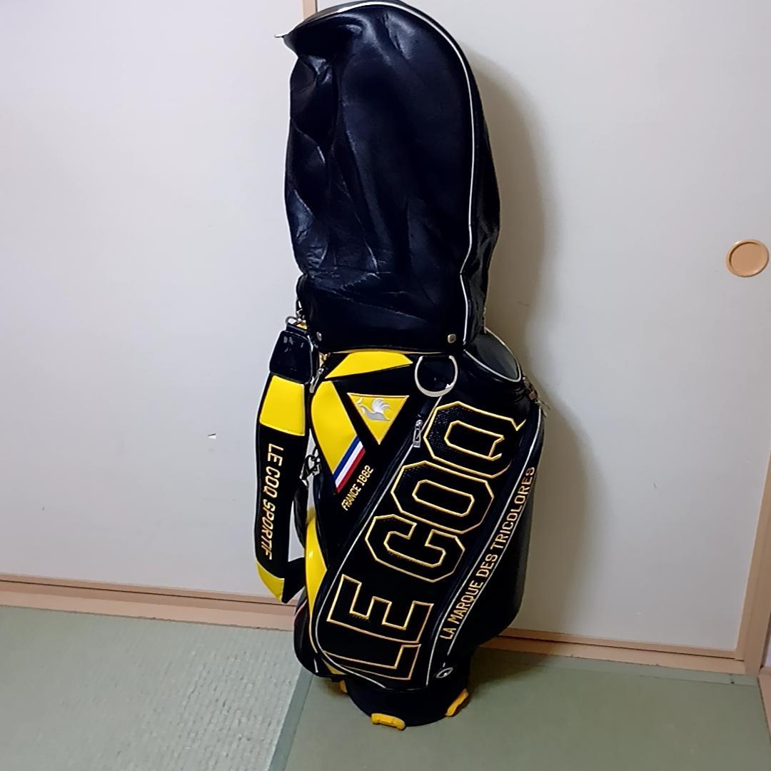 【週末特価】le coq sportif キャディバッグ　6分割　9.5型