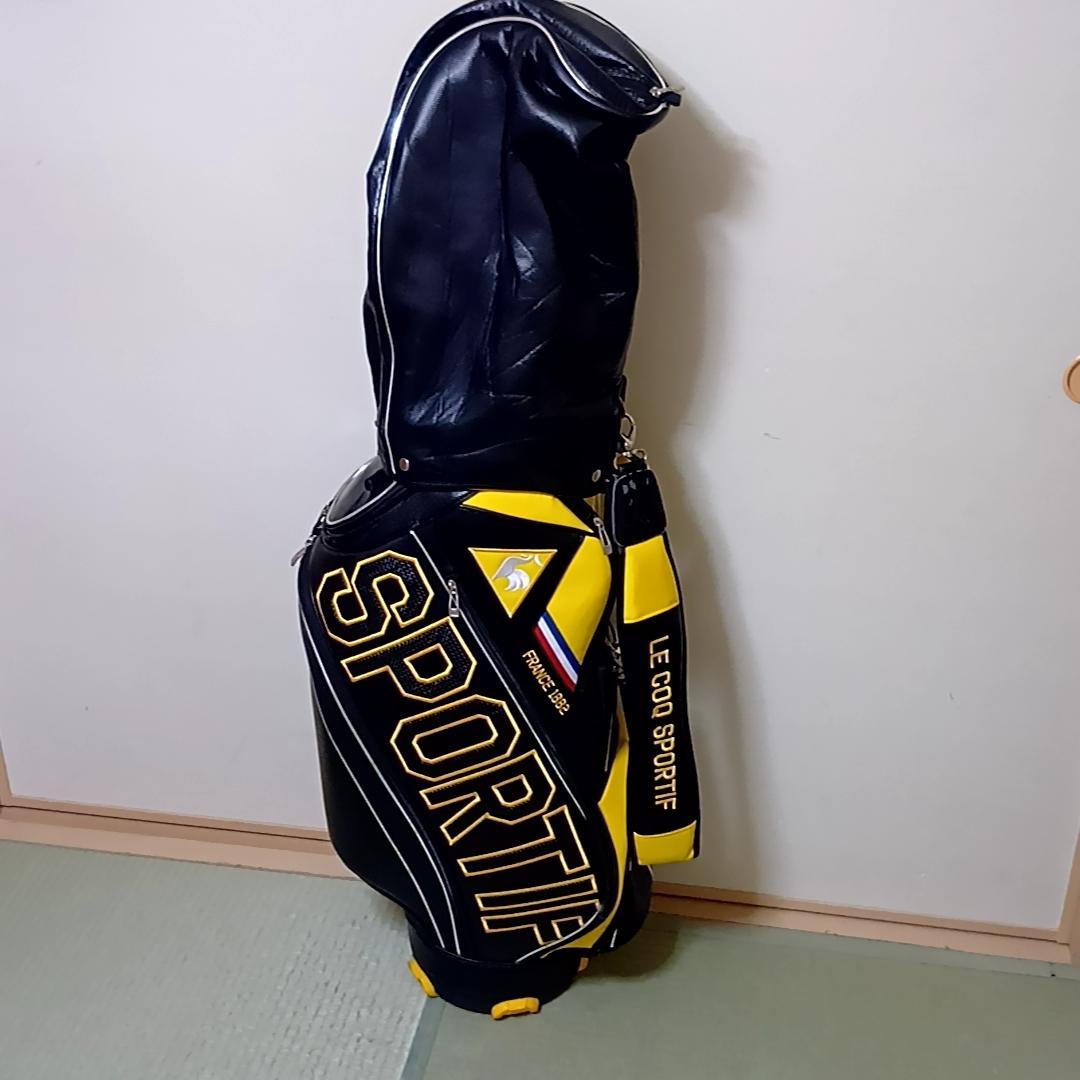 【週末特価】le coq sportif キャディバッグ　6分割　9.5型
